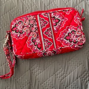 Vera Bradley Red wristlet